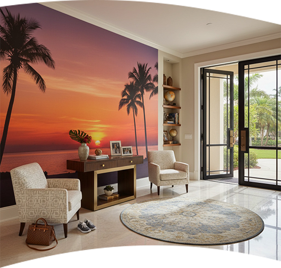 Custom Photo Wall Covering